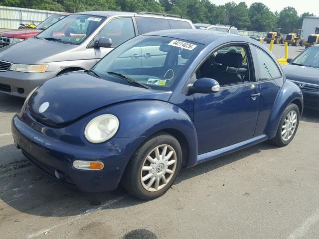 3VWCK21C34M401361 - 2004 VOLKSWAGEN NEW BEETLE ლურჯი ფოტო 2