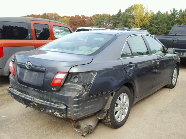 4T1BE46K08U790054 - 2008 TOYOTA CAMRY GRAY photo 4