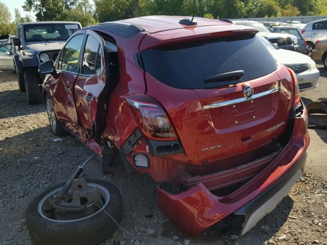 KL4CJASB0HB017146 - 2017 BUICK ENCORE PRE RED photo 3