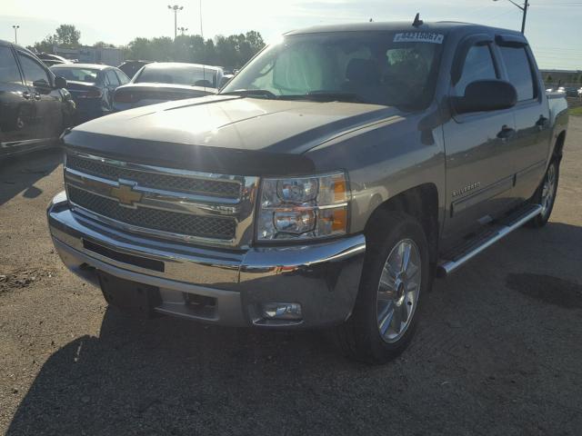 3GCPKSE71CG274298 - 2012 CHEVROLET SILVERADO GRAY photo 2