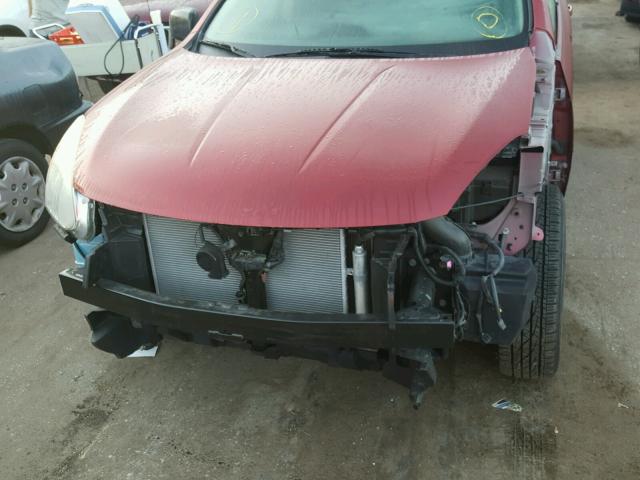 JN8AS58V48W125009 - 2008 NISSAN ROGUE RED photo 9