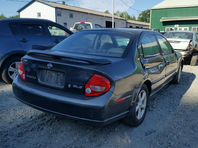 JN1CA31A31T109798 - 2001 NISSAN MAXIMA GXE GRAY photo 4