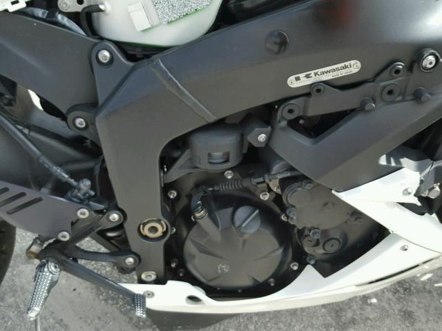 JKAZXCE128A013449 - 2008 KAWASAKI ZX1000 WHITE photo 7