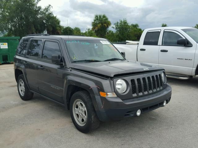 1C4NJPBB4ED887497 - 2014 JEEP PATRIOT SP GRAY photo 1