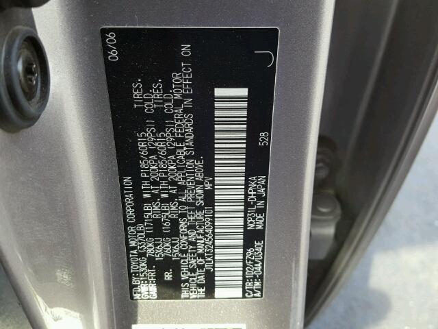 JTLKT324564099101 - 2006 TOYOTA SCION XB Күміс фото 10