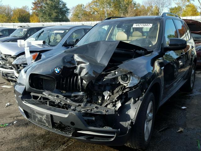 5UXFE43508L024155 - 2008 BMW X5 BLACK photo 2