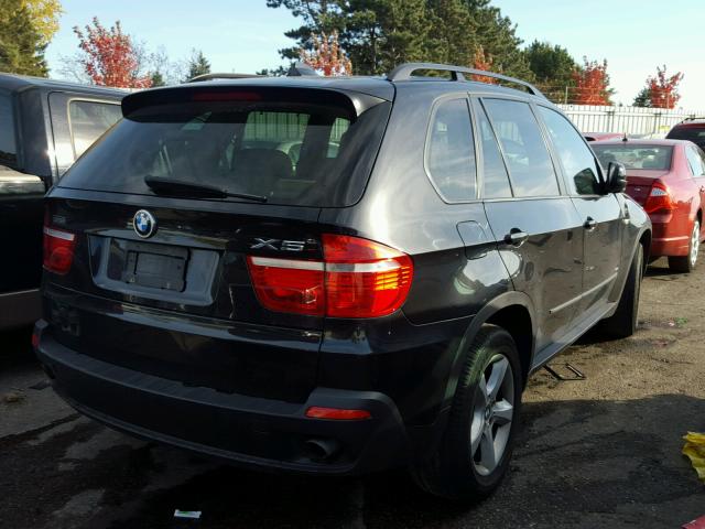 5UXFE43508L024155 - 2008 BMW X5 BLACK photo 4