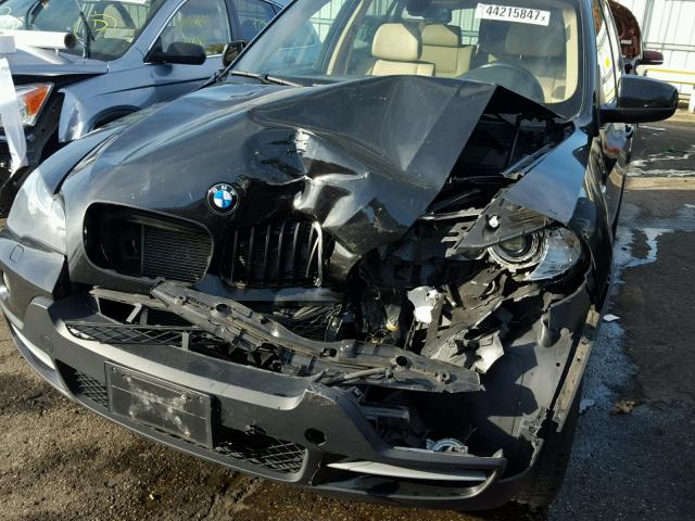 5UXFE43508L024155 - 2008 BMW X5 BLACK photo 9