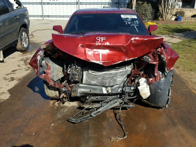 2G1FB1E37E9204913 - 2014 CHEVROLET CAMARO LT BURGUNDY photo 9