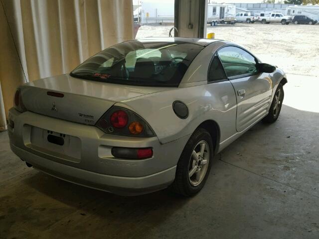 4A3AC34GX3E109980 - 2003 MITSUBISHI ECLIPSE SILVER photo 4