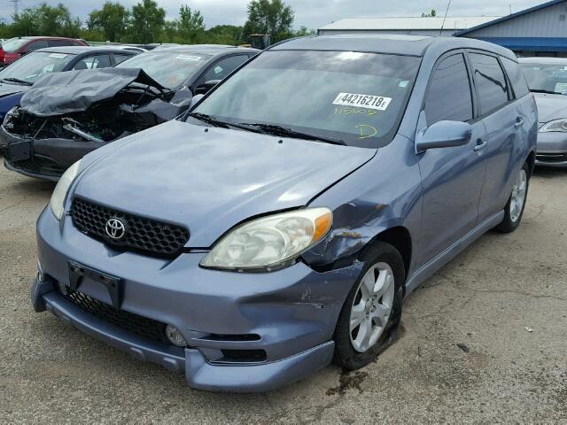 2T1KR32E13C054863 - 2003 TOYOTA MATRIX XR BLUE photo 2