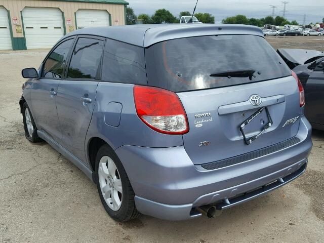 2T1KR32E13C054863 - 2003 TOYOTA MATRIX XR BLUE photo 3