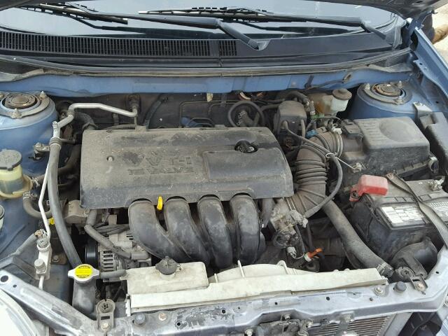 2T1KR32E13C054863 - 2003 TOYOTA MATRIX XR BLUE photo 7