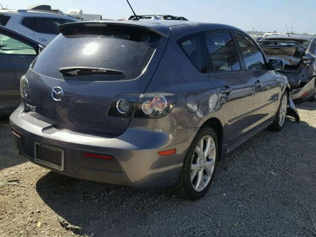 JM1BK344291244998 - 2009 MAZDA 3 S GRAY photo 4