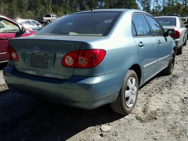 2T1BR32EX6C699192 - 2006 TOYOTA COROLLA CE GREEN photo 4