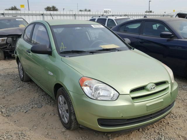 KMHCM36C29U106875 - 2009 HYUNDAI ACCENT GS GREEN photo 1