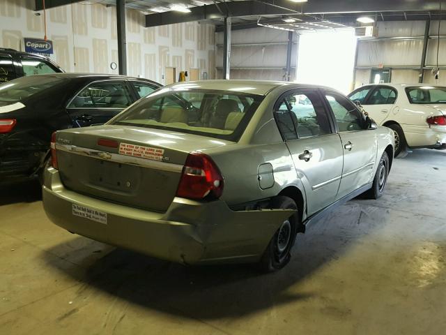 1G1ZS51F36F277063 - 2006 CHEVROLET MALIBU LS Жасыл фото 4
