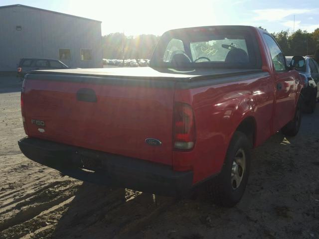 2FTRF17284CA39680 - 2004 FORD F-150 HERI RED photo 4