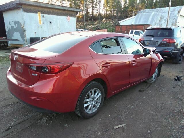 JM1BM1V76E1130410 - 2014 MAZDA 3 TOURING RED photo 4