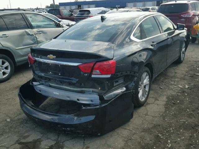 1G1115SLXFU114250 - 2015 CHEVROLET IMPALA LT BLACK photo 4