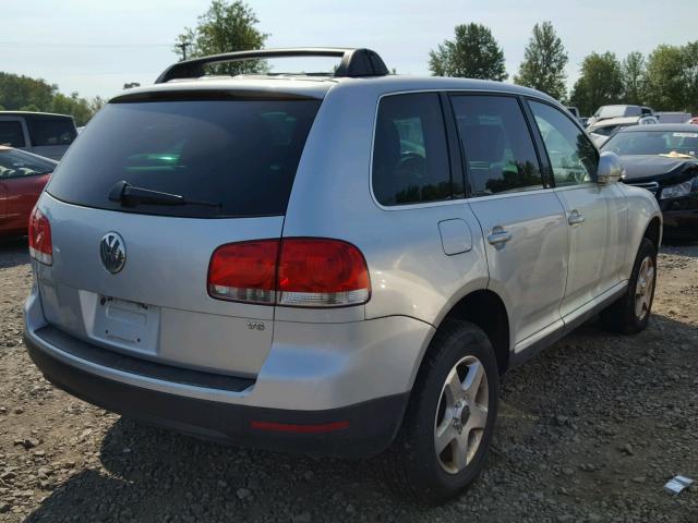 WVGBC67L64D031685 - 2004 VOLKSWAGEN TOUAREG 3. SILVER photo 4