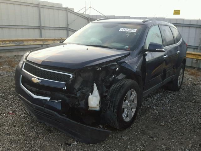 1GNKVGED0CJ132115 - 2012 CHEVROLET TRAVERSE L BLUE photo 2