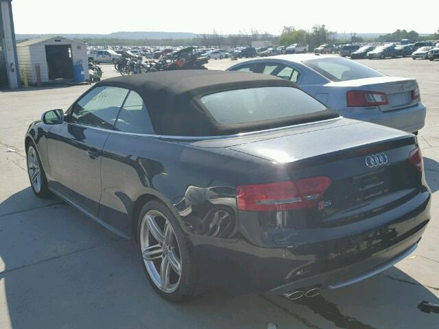 WAUCGAFH3BN017972 - 2011 AUDI S5 BLACK photo 3