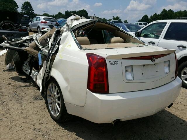 1G6DP577970110023 - 2007 CADILLAC CTS WHITE photo 3