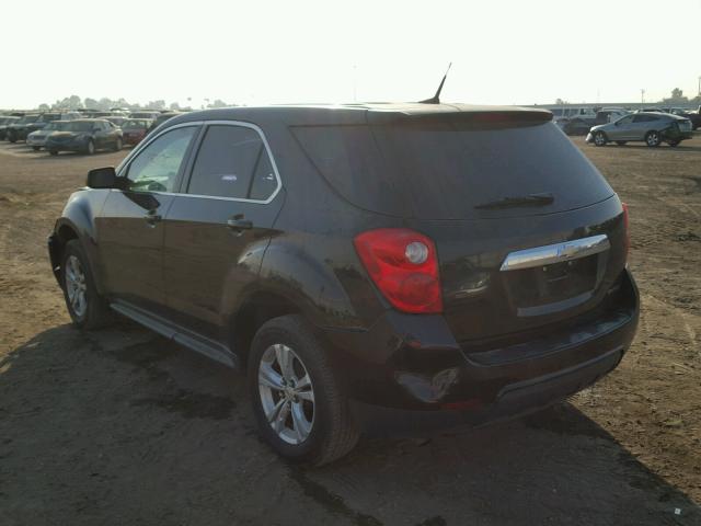 2CNALBEC4B6455658 - 2011 CHEVROLET EQUINOX LS BLACK photo 3