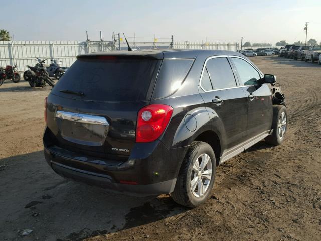 2CNALBEC4B6455658 - 2011 CHEVROLET EQUINOX LS BLACK photo 4