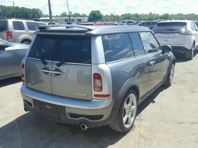 WMWMM33579TP91523 - 2009 MINI COOPER S C GRAY photo 4