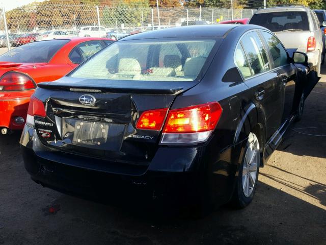 4S3BMCC68A3225913 - 2010 SUBARU LEGACY BLACK photo 4