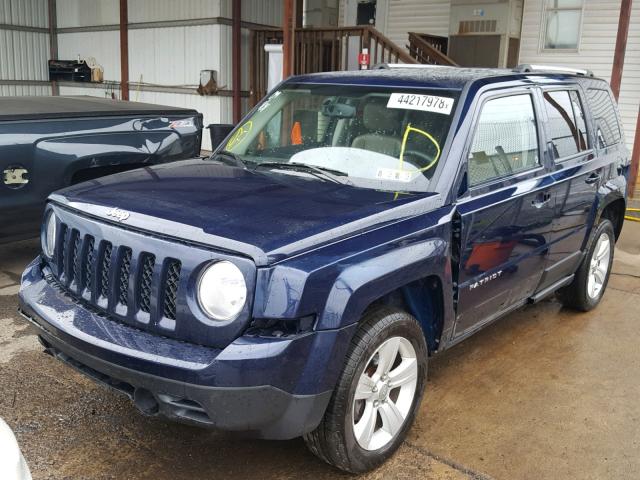 1C4NJRCB7DD140369 - 2013 JEEP PATRIOT LI BLUE photo 2