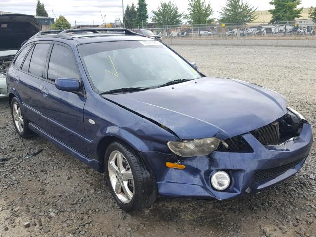 JM1BJ246031172964 - 2003 MAZDA PROTEGE PR BLUE photo 1