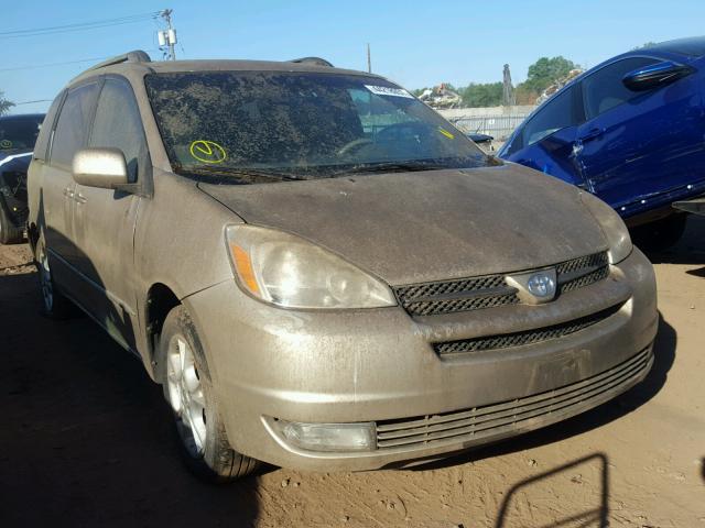 5TDZA22C84S069058 - 2004 TOYOTA SIENNA XLE BEIGE photo 1