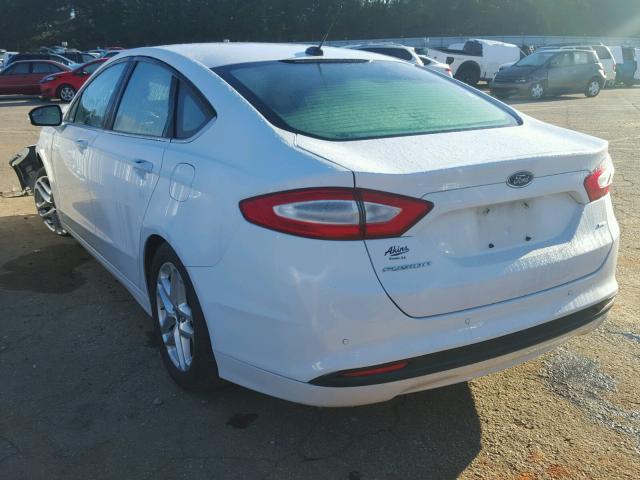 3FA6P0H76DR116502 - 2013 FORD FUSION SE WHITE photo 3