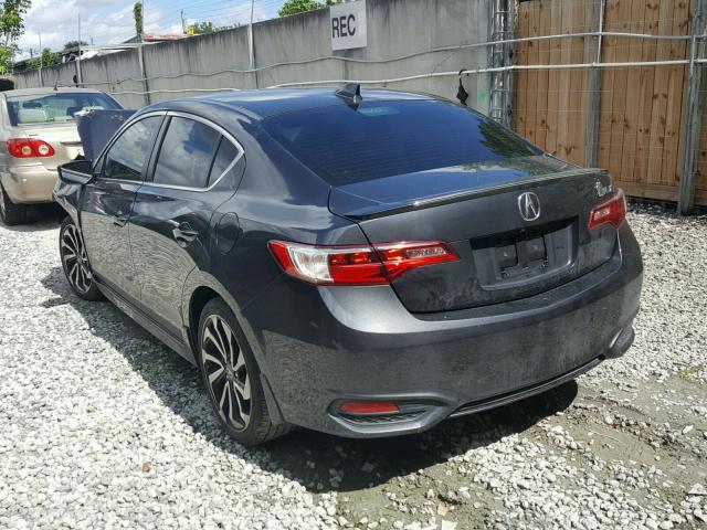 19UDE2F85GA012162 - 2016 ACURA ILX PREMIU GRAY photo 3