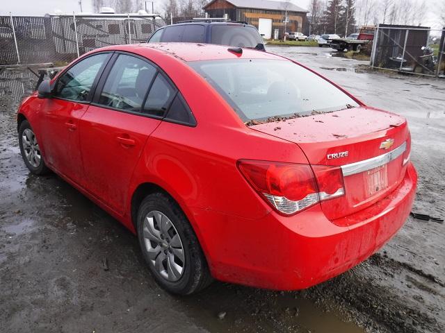 1G1PA5SH9E7294601 - 2014 CHEVROLET CRUZE LS RED photo 3