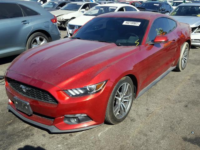 1FA6P8TH7G5209230 - 2016 FORD MUSTANG BURGUNDY photo 2