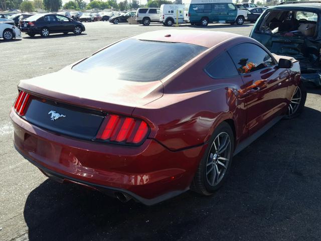 1FA6P8TH7G5209230 - 2016 FORD MUSTANG BURGUNDY photo 4