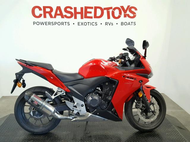 MLHPC4405D5000119 - 2013 HONDA CBR500 RA- RED photo 1