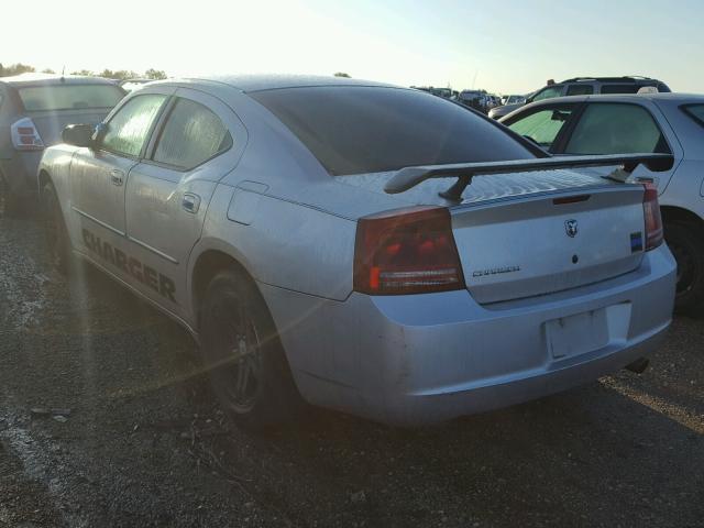 2B3KA43R87H661094 - 2007 DODGE CHARGER SE SILVER photo 3