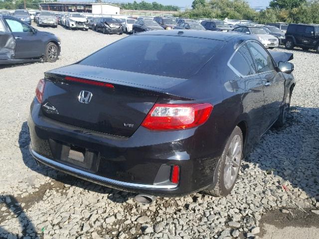 1HGCT2B80EA004958 - 2014 HONDA ACCORD EXL BLACK photo 4