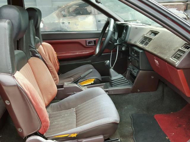 JT2AE8802F0124470 - 1985 TOYOTA COROLLA SP RED photo 5