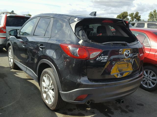 JM3KE4DY1E0306303 - 2014 MAZDA CX-5 BLACK photo 3