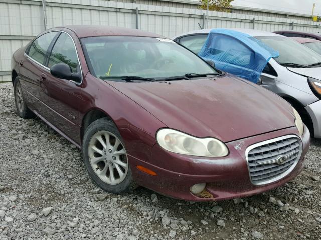 2C3HC56GX1H704722 - 2001 CHRYSLER LHS MAROON photo 1