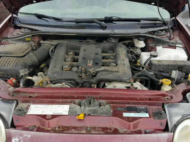 2C3HC56GX1H704722 - 2001 CHRYSLER LHS MAROON photo 7