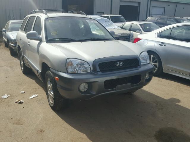 KM8SC73D94U650222 - 2004 HYUNDAI SANTA FE G SILVER photo 1