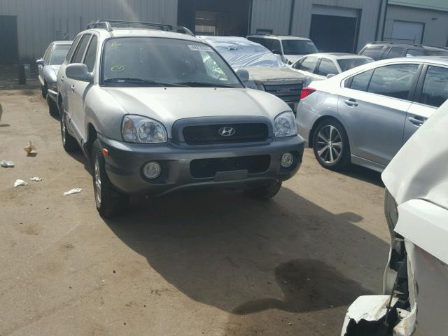 KM8SC73D94U650222 - 2004 HYUNDAI SANTA FE G SILVER photo 9