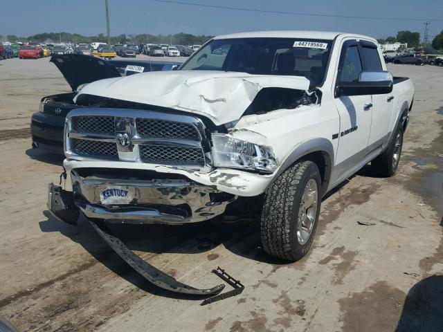 1C6RD7NT2CS215306 - 2012 DODGE RAM 1500 L WHITE photo 2